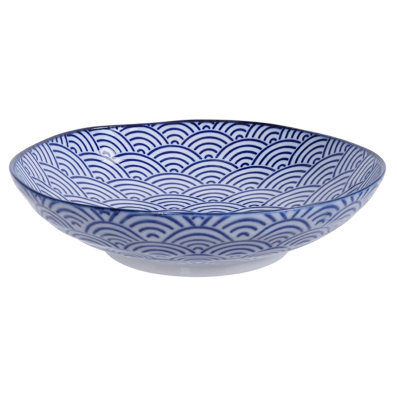 Nippon Blue Pastatallrik 21 cm, Wave