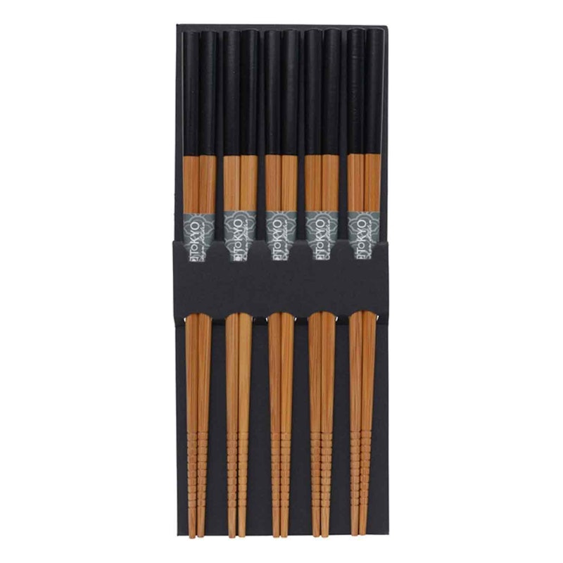 Ätpinnar 5-pack, Svart
