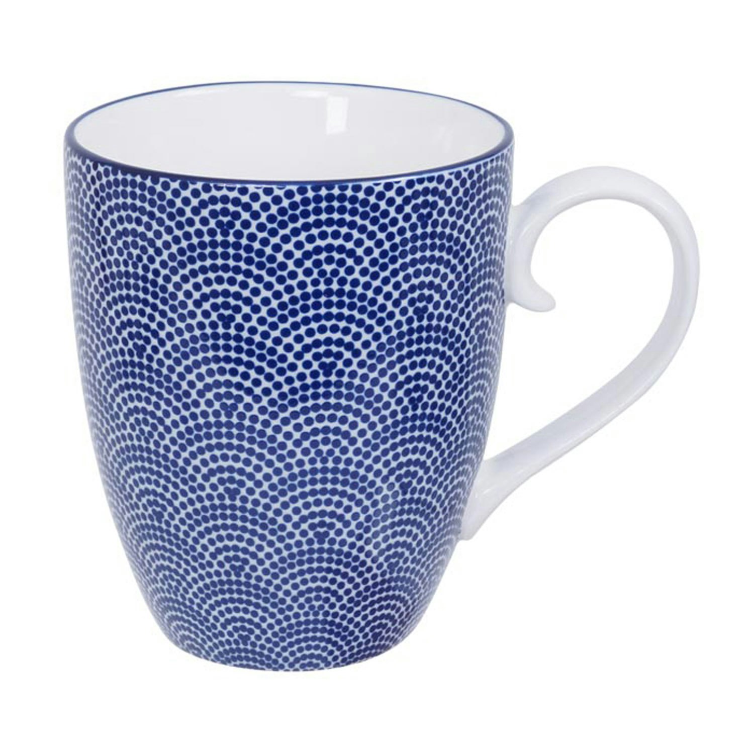 Tokyo Design Studio Nippon Blue Mugg 38 Cl Dots - Kaffekoppar Porslin Bl&aring;