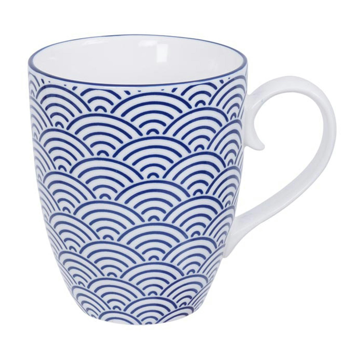 Tokyo Design Studio Nippon Blue Mugg 38 Cl Wave - Kaffekoppar Porslin Bl&aring;