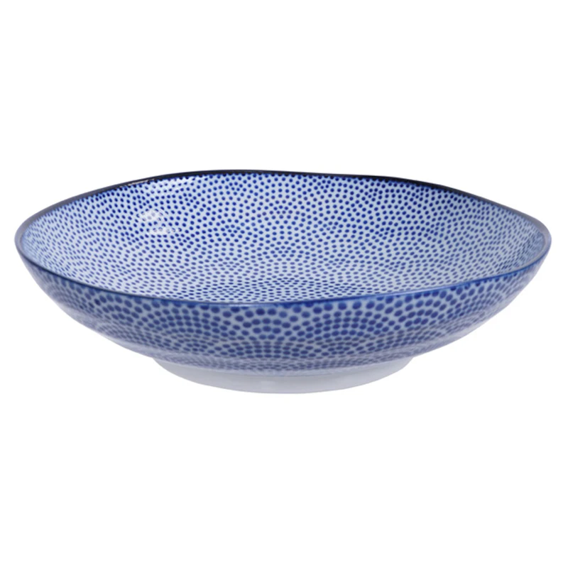 Nippon Blue Pastatallrik 21 cm, Dots