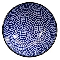 Tokyo Design Studio Nippon Blue S&aring;ssk&aring;l 9,5 Cm Dots - Serveringssk&aring;lar Porslin Bl&aring;
