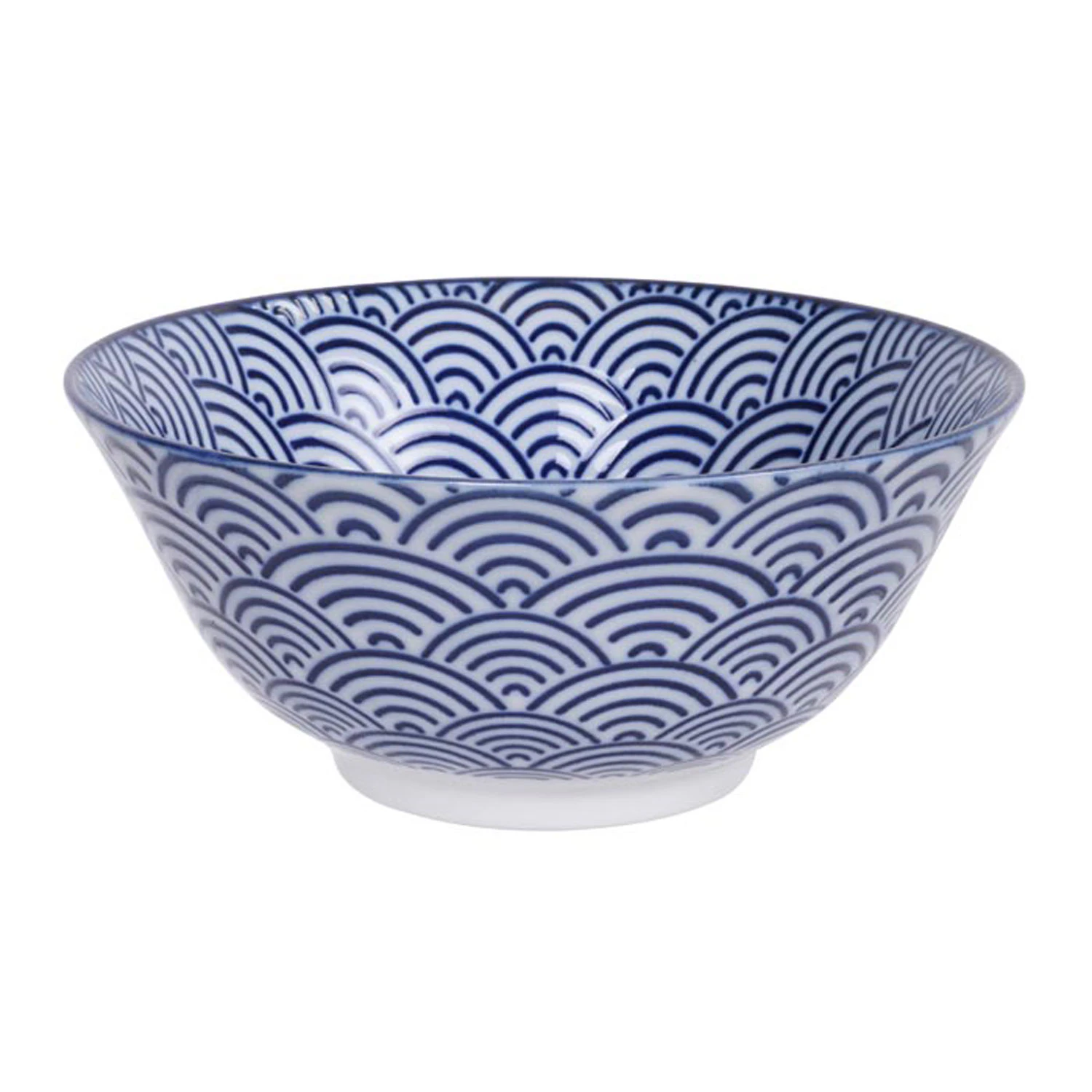 Tokyo Design Studio Nippon Blue Tayo Sk&aring;l 50 Cl Wave - Serveringssk&aring;lar Porslin Bl&aring;