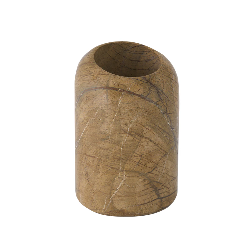 Boulder Vas 21 cm, Guld