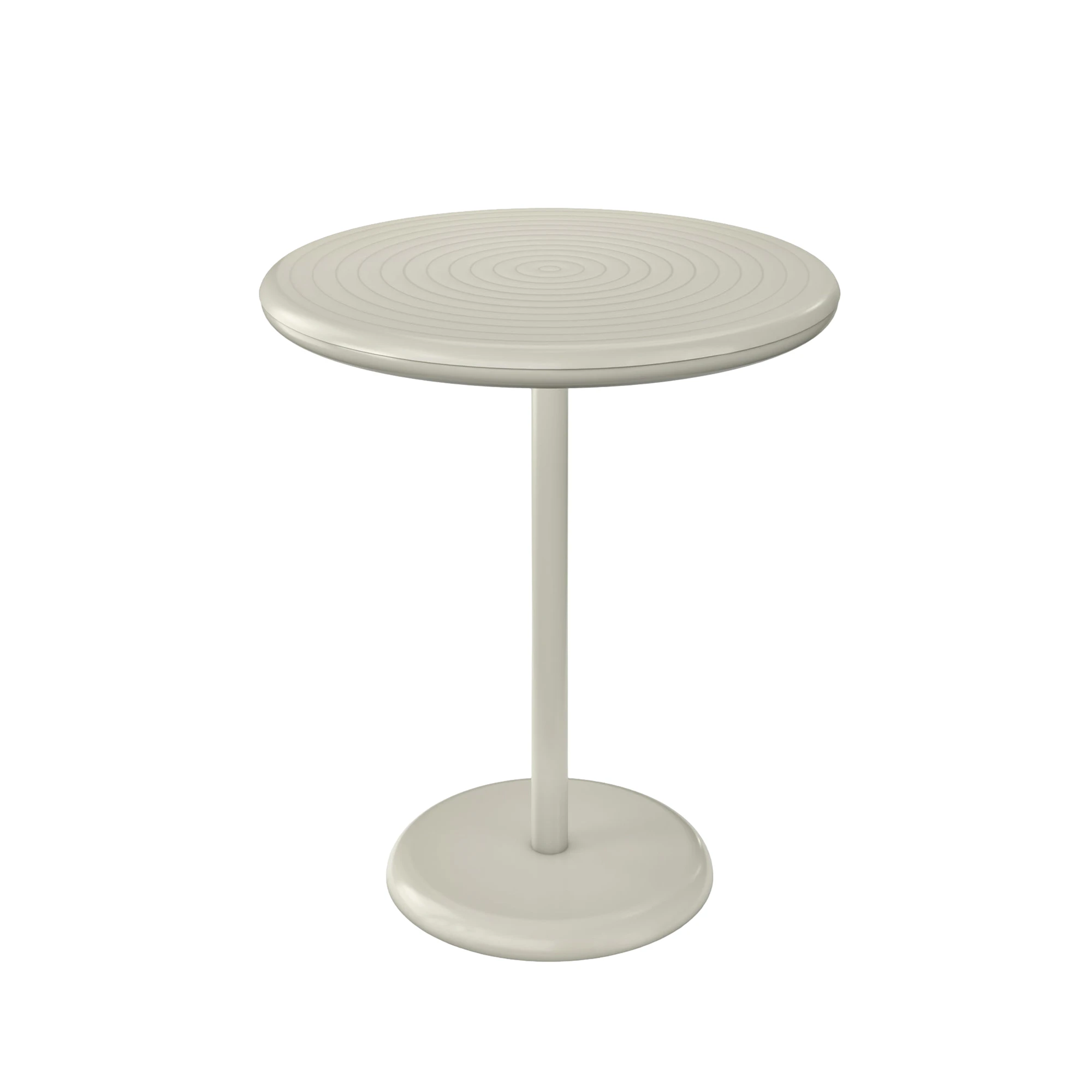 Tom Dixon Groove Bord &Oslash;70 Cm - Sidobord & Sm&aring;bord Aluminium Putty