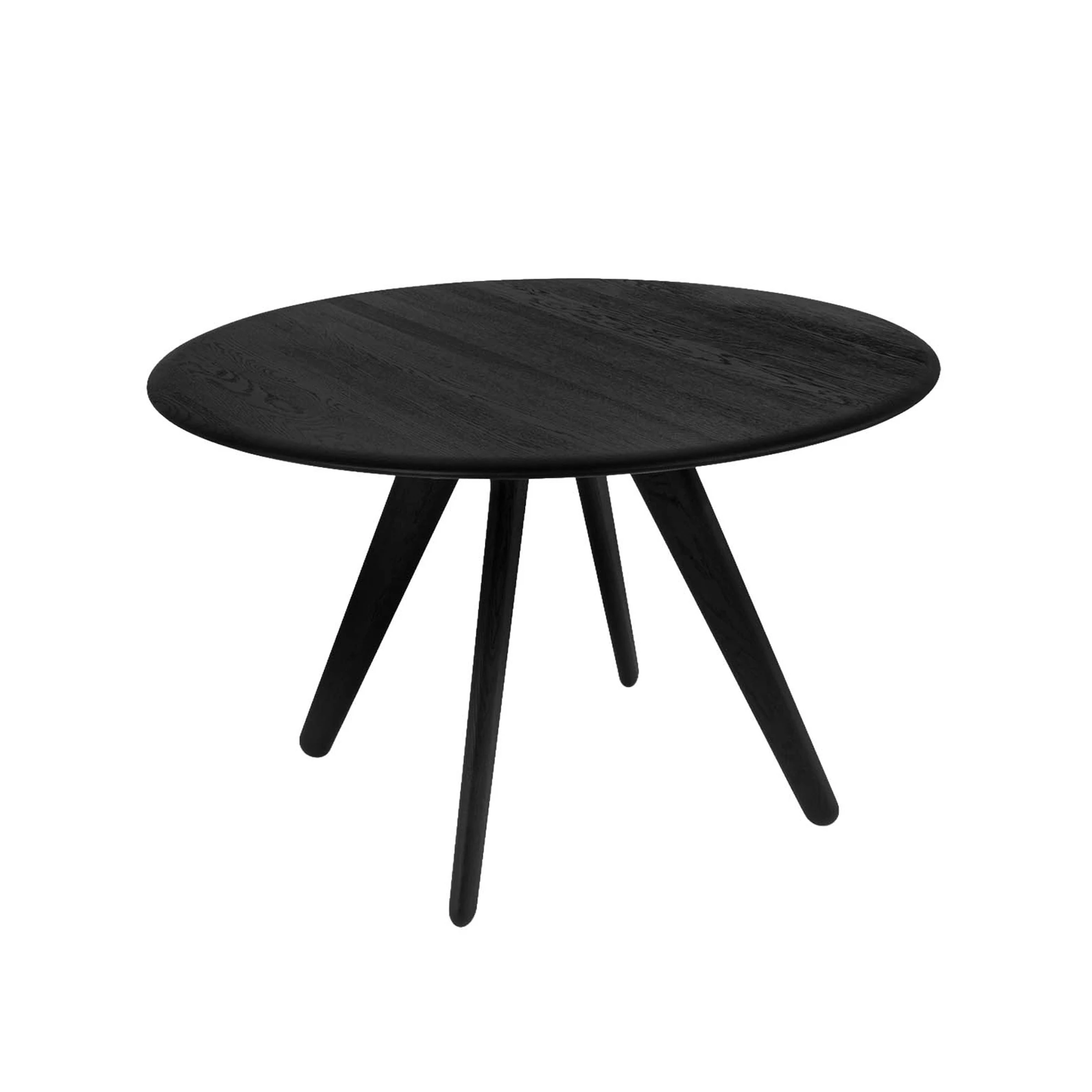 Tom Dixon Groove Matbord &Oslash;120 Cm - Ek Svart