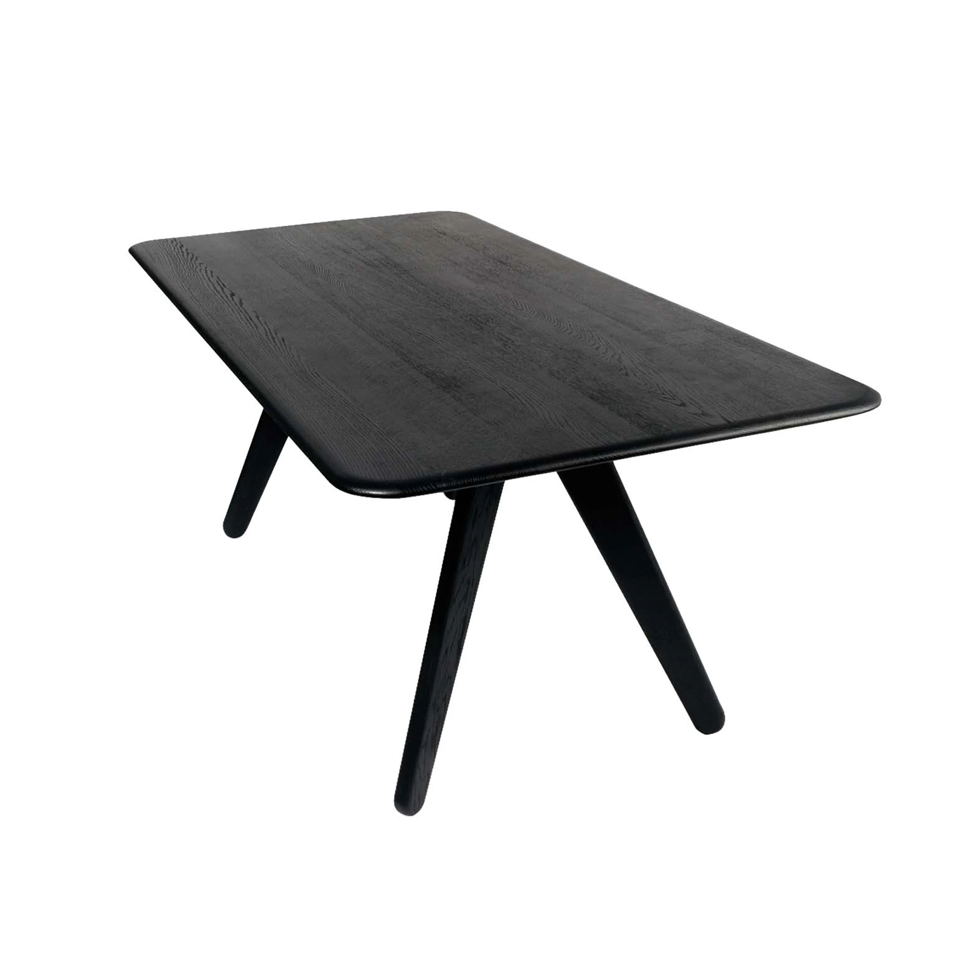 Tom Dixon Groove Matbord 200 Cm - Ek Svart