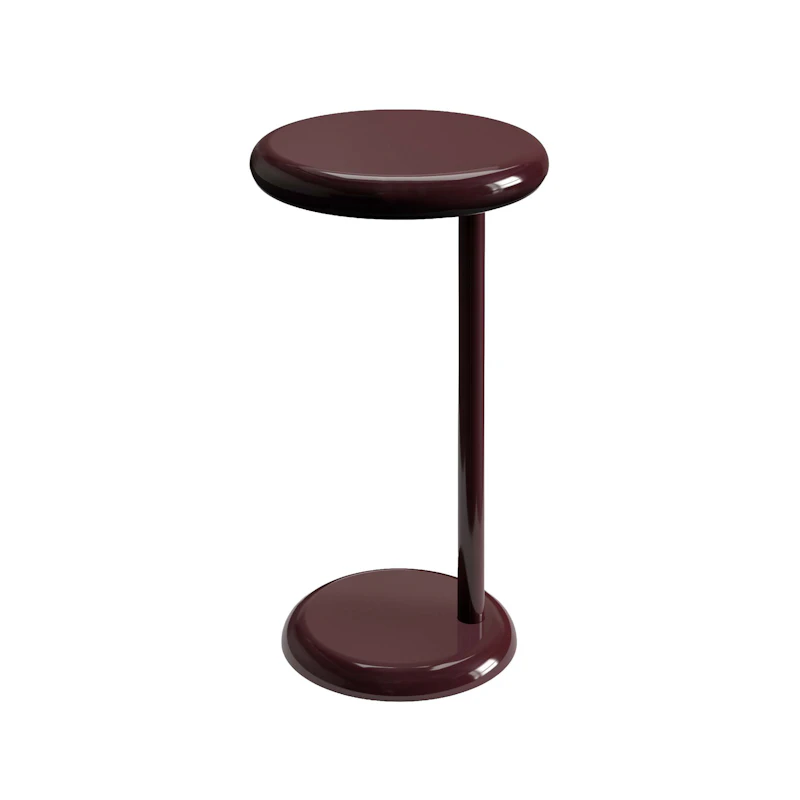 Spot Sidobord Ø35 cm, Burgundy