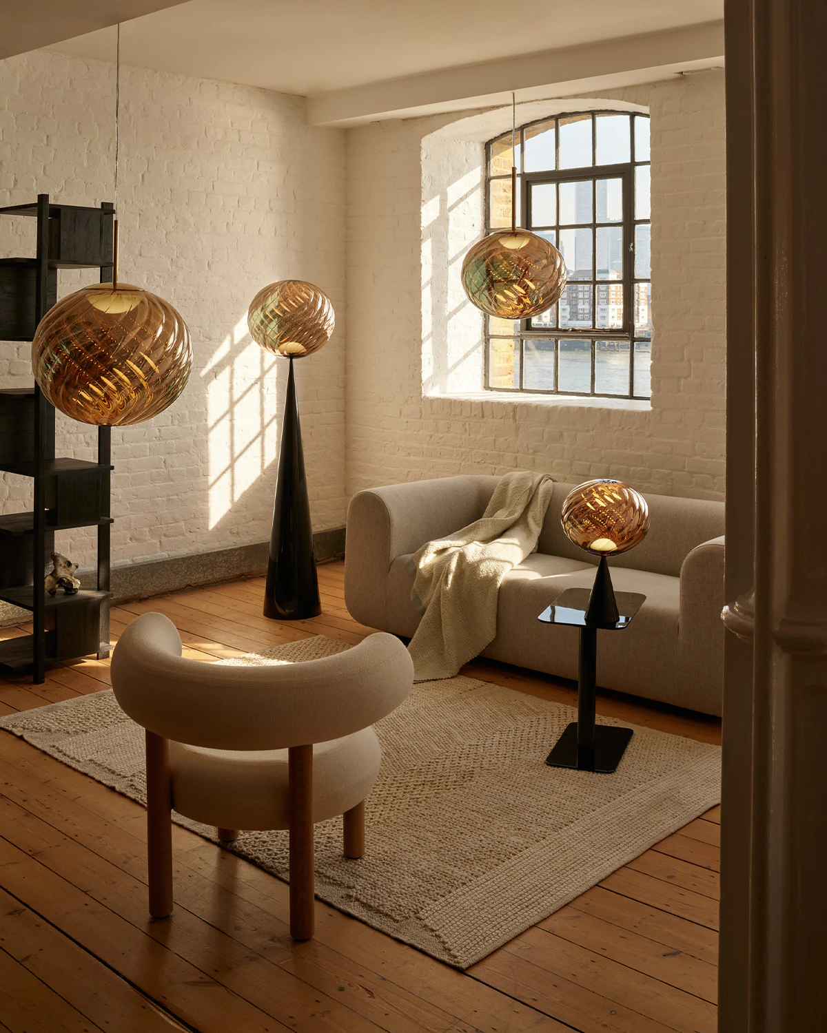 Tom Dixon Thread Filt 140x180 Cm, vit från Tom Dixon, bild 2