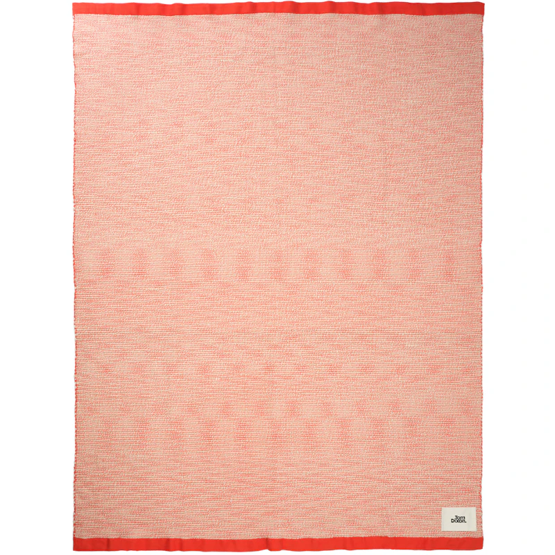 Thread Filt 140x180 cm, Orange / Vit
