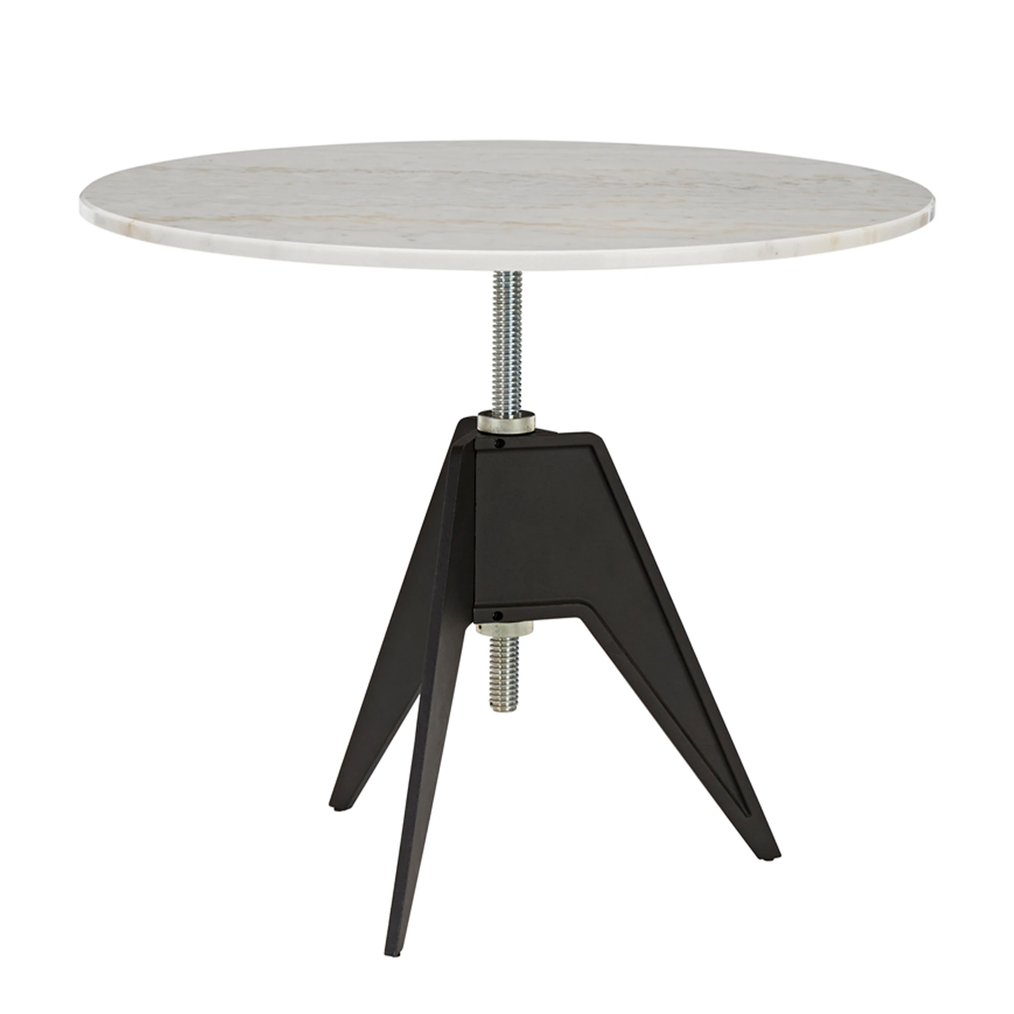 Tom Dixon Screw Kaf&eacute;bord &Oslash;90 Cm Vit - Sidobord & Avlastningsbord Gjutj&auml;rn