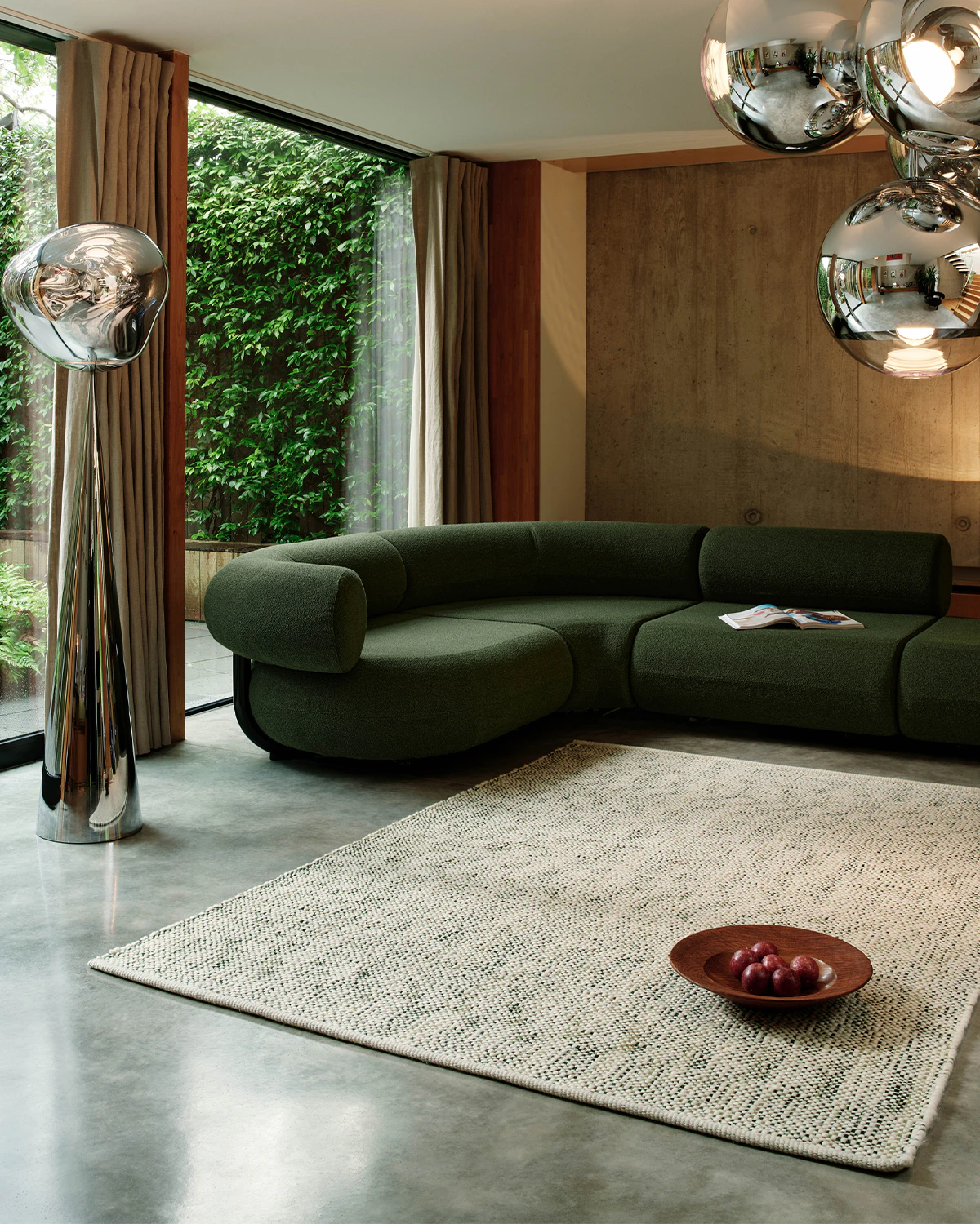 Tom Dixon Tweed Matta, grön från Tom Dixon, bild 2