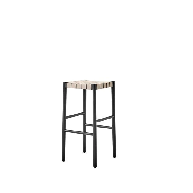 &Tradition Betty Tk8 Barstol /natur - Barstolar Textil Svart