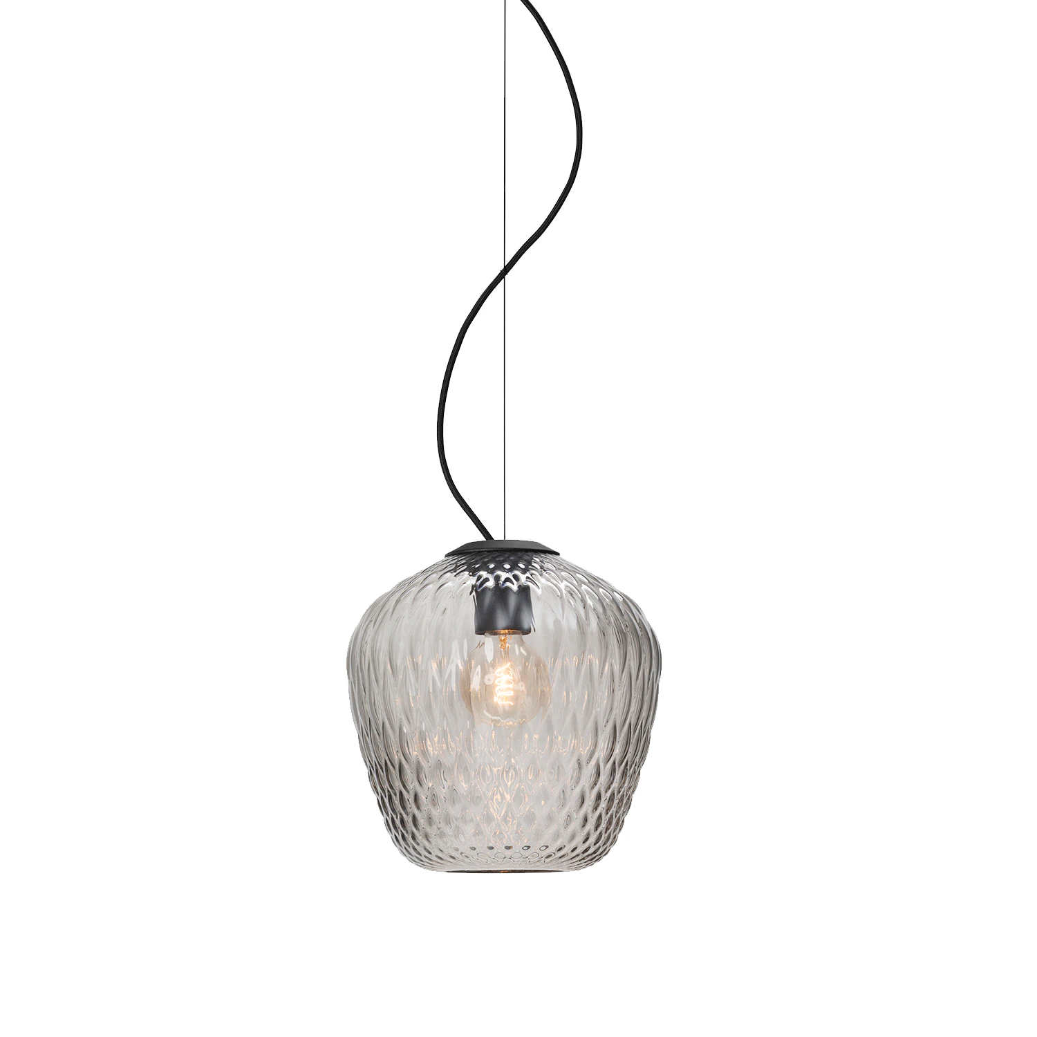 &Tradition Blåst Pendel Sw3 - Pendellampor Glas Silver