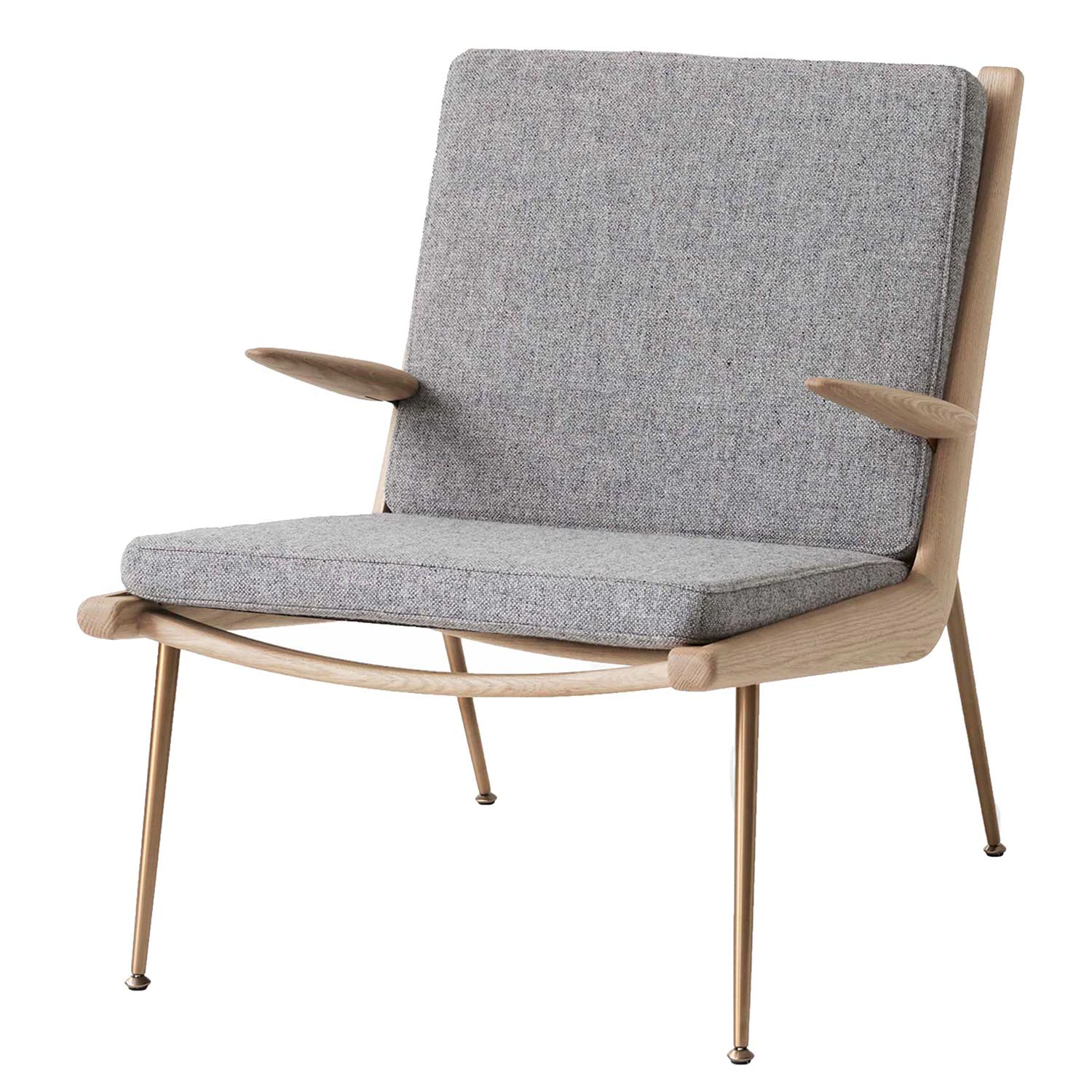 &Tradition Boomerang Hm2 Loungestol Oljad Ek / - Polyester Hallingdal 130