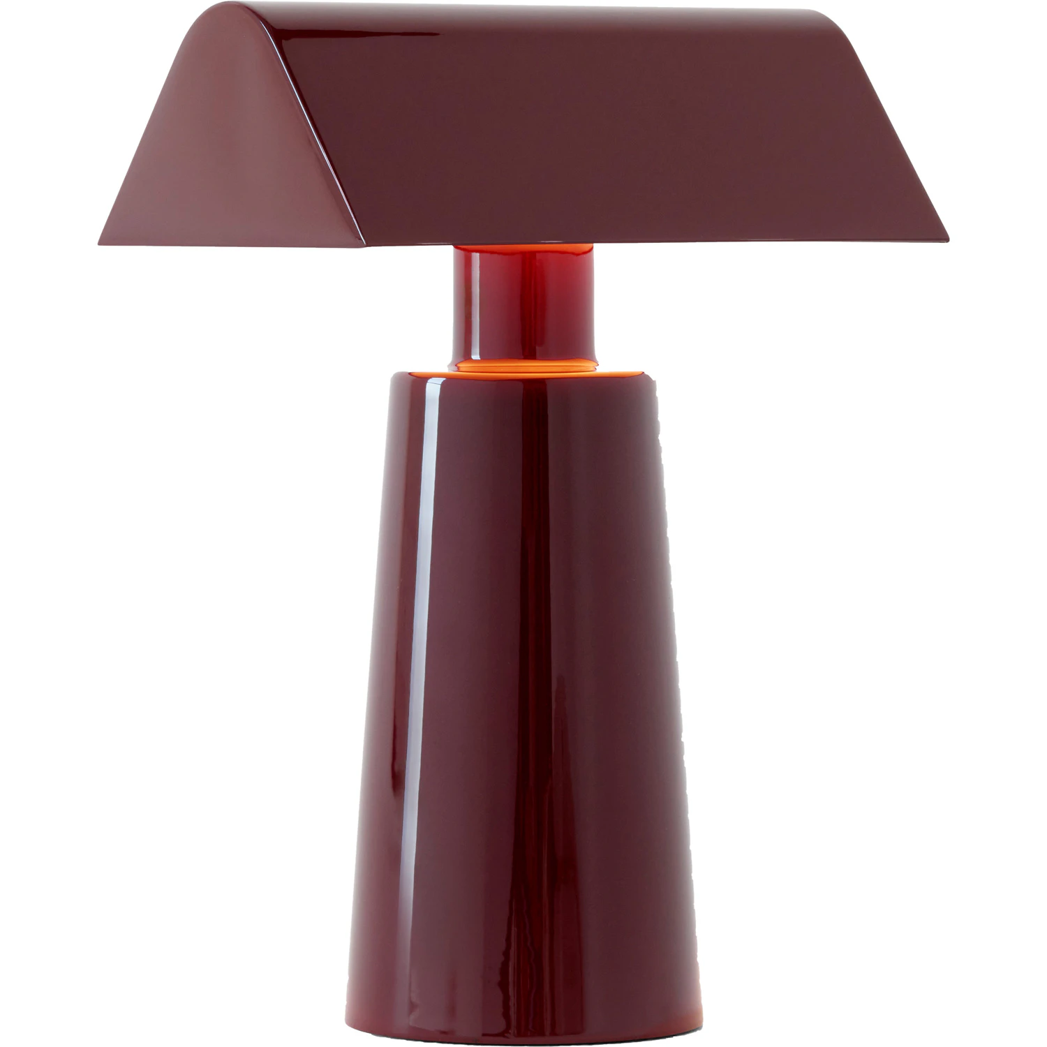 &Tradition Caret Mf1 Bordslampa Portabel - Portabla lampor Lackerat Stål Dark Burgundy