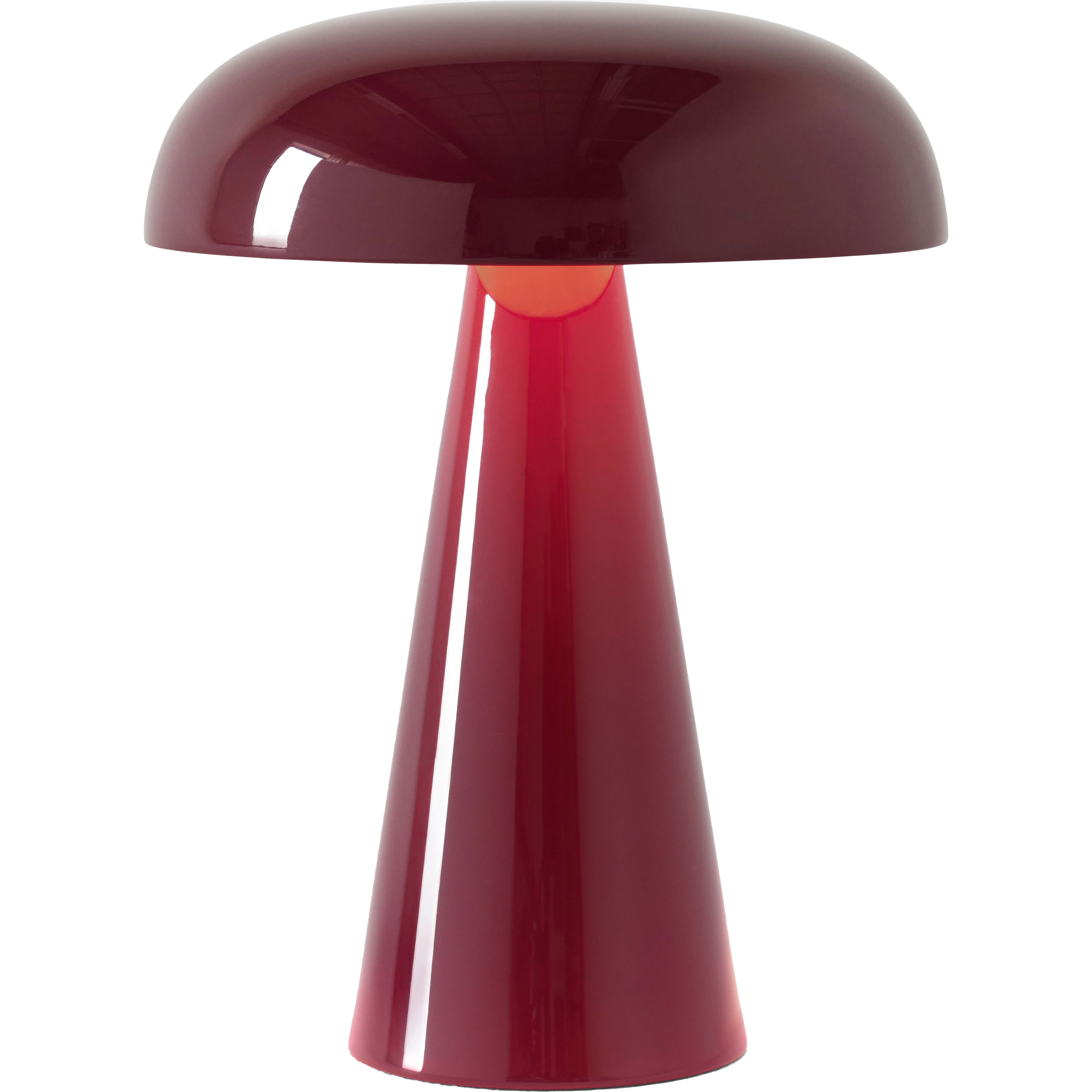 &Tradition Como Sc53 Bordslampa Portabel - Portabla lampor Aluminium Rödbrun