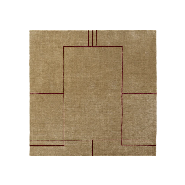 &Tradition Cruise Ap11 Matta - Mönstrade mattor Textil Bombay Golden Brown
