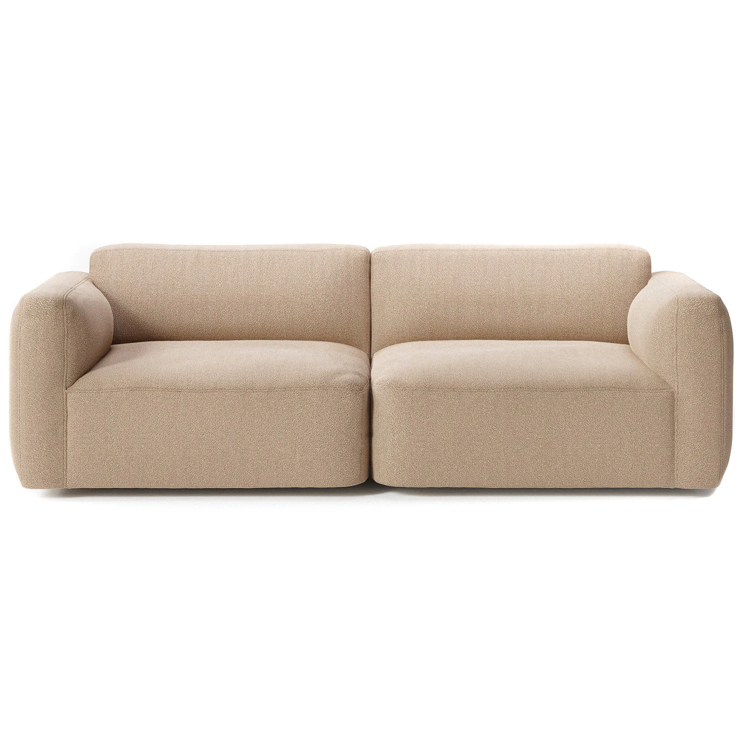 &Tradition Develius Mellow Ev8 2-sitssoffa Konfiguration A Karakorum 003 - 2-sitssoffor Boucl&eacute; Beige