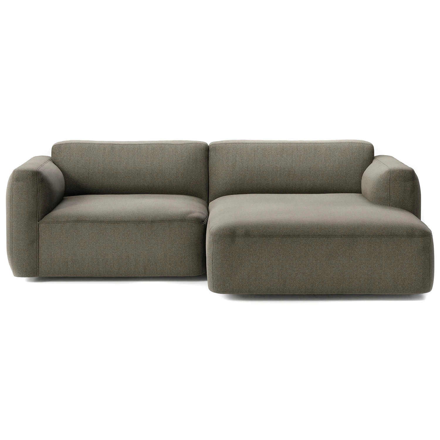 &Tradition Develius Mellow Ev8 2-sitssoffa Konfiguration B Barnum 08 - H&ouml;rnsoffor & Divansoffor Boucl&eacute; Gr&ouml;n