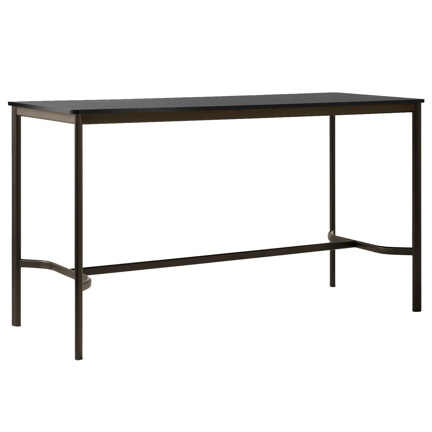 &Tradition Drip Hw64 Barbord 80x190x105 Cm / Brons - Laminat Svart