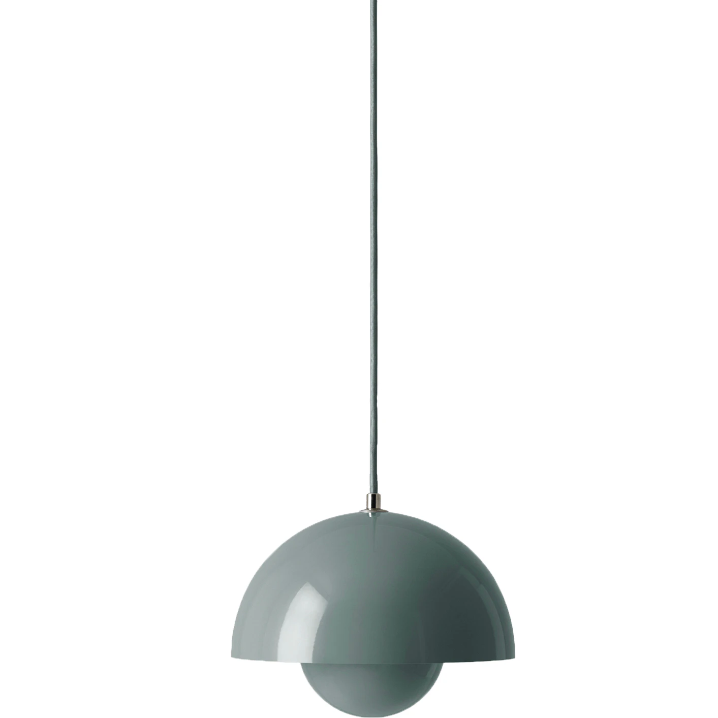 &Tradition Flowerpot Vp1 Pendel - Pendellampor Stål Stone Blue