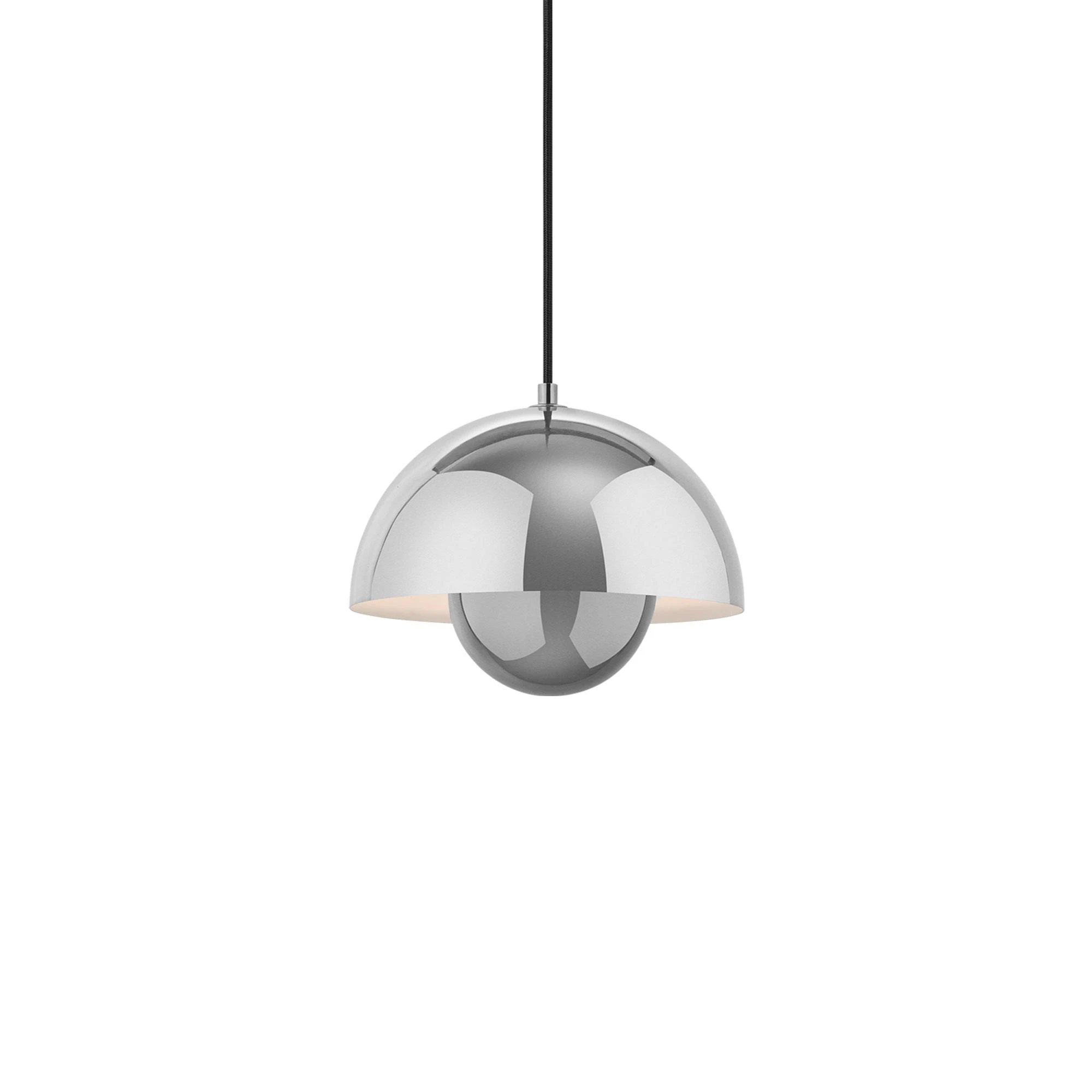 &Tradition Flowerpot Vp1 Pendel Chrome-plated - Pendellampor Stål Krompläterad