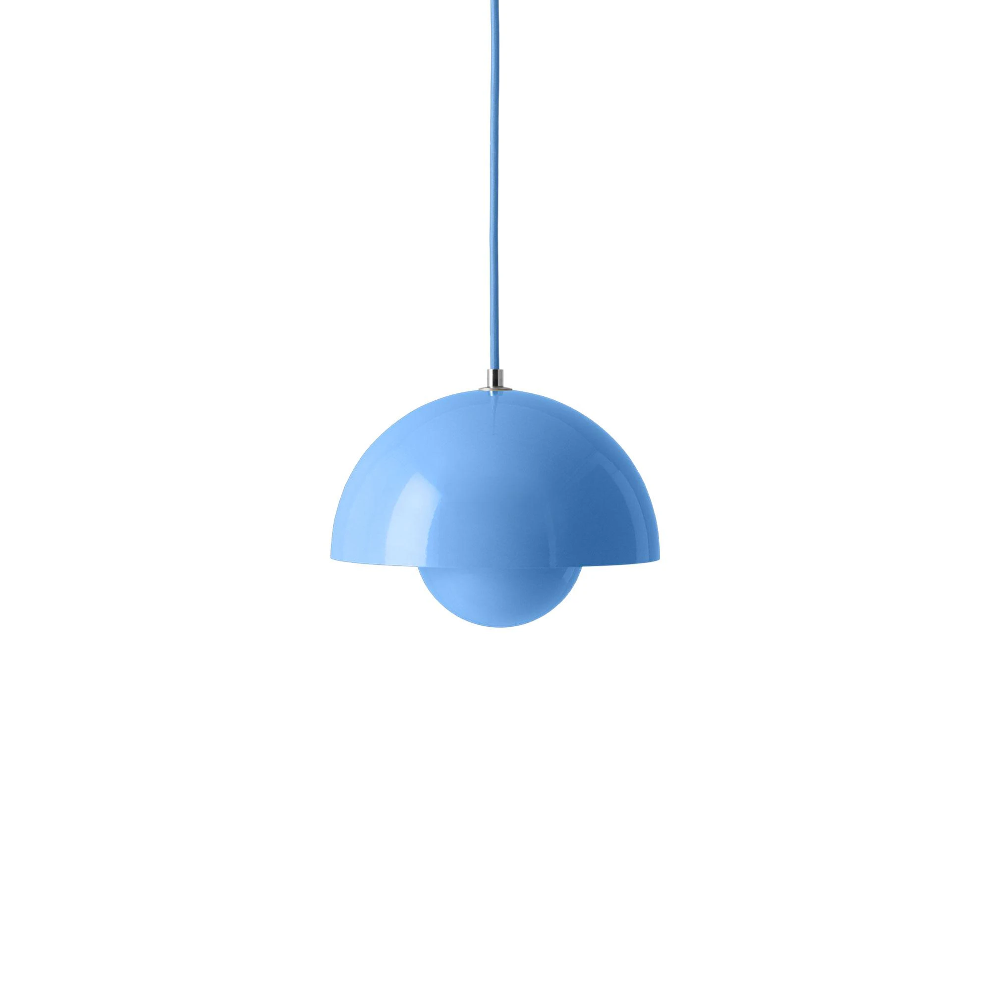 &Tradition Flowerpot Vp1 Pendel - Pendellampor Stål Swim Blue