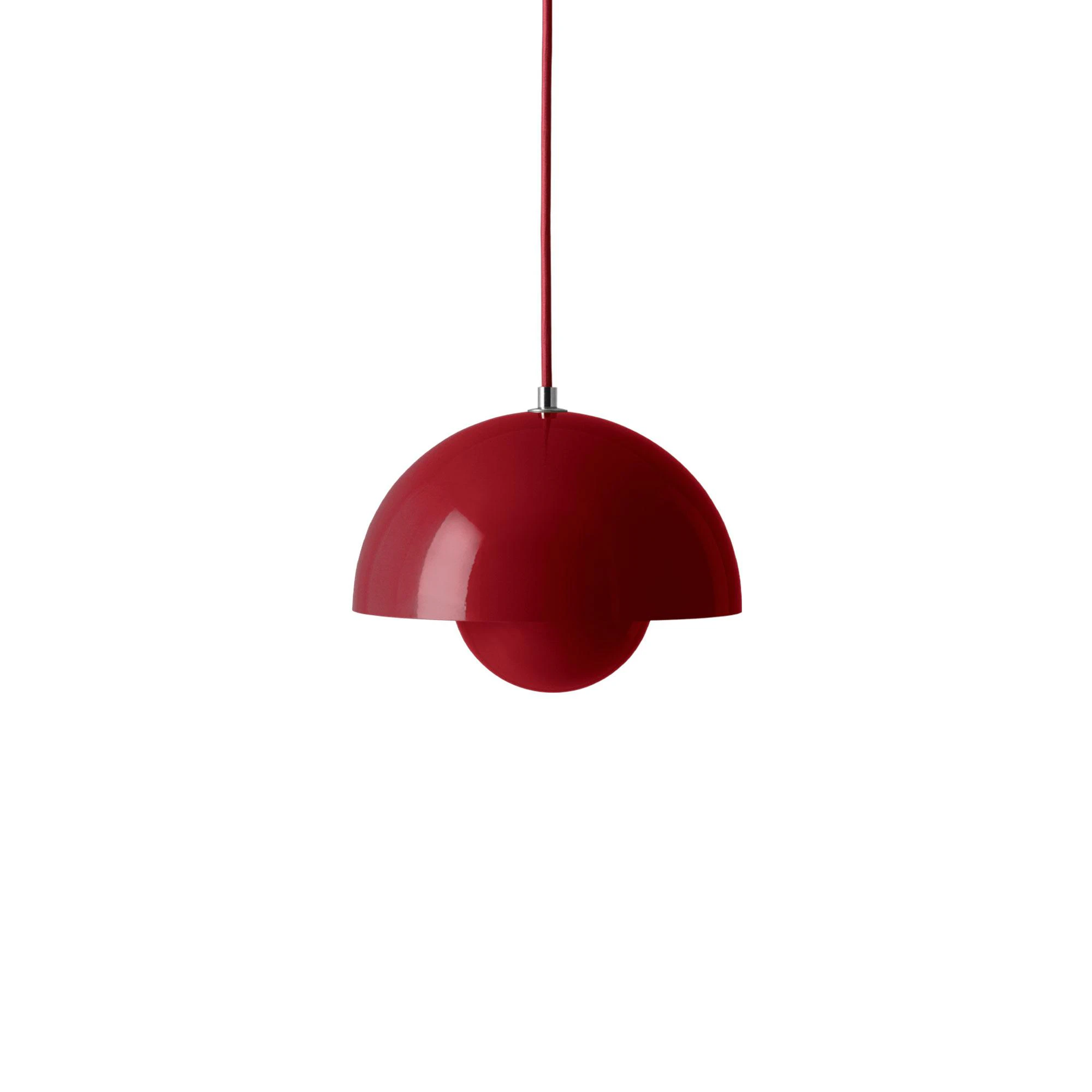 &Tradition Flowerpot Vp1 Pendel - Pendellampor Stål Vermilion Red