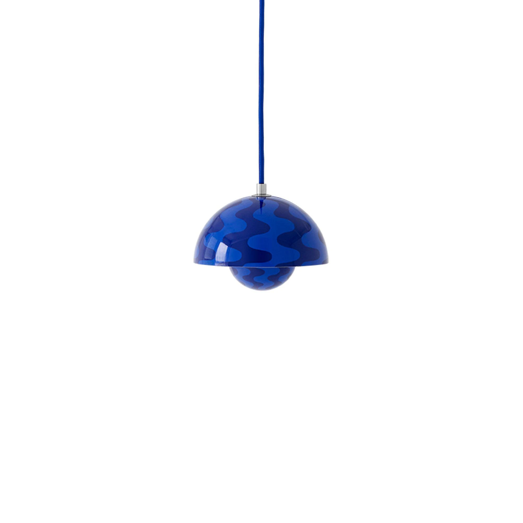 &Tradition Flowerpot Vp10 Pendel Cobalt Blue / Twilight Blue - Pendellampor Stål Koboltblå