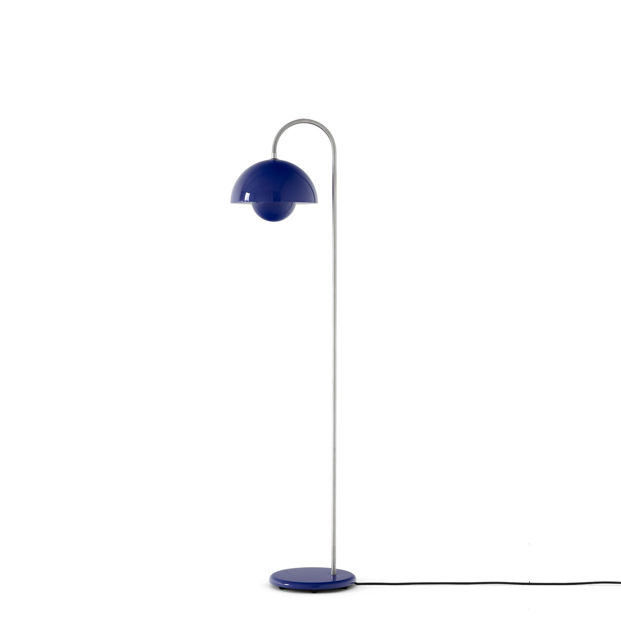 &Tradition Flowerpot Vp12 Golvlampa Cobalt Blue - Golvlampor St&aring;l Koboltbl&aring;