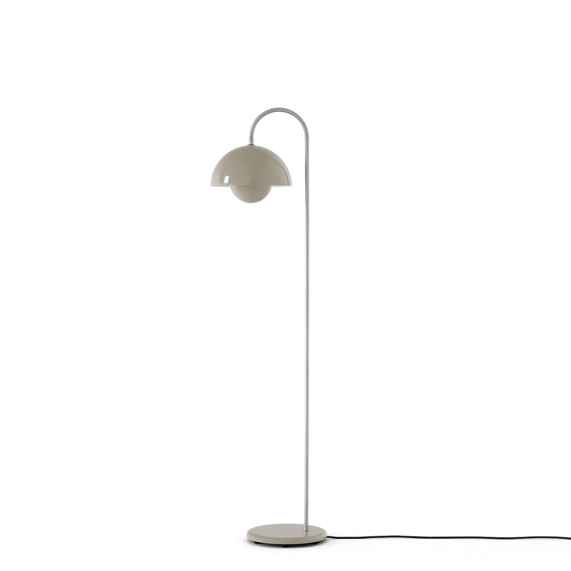 &Tradition Flowerpot Vp12 Golvlampa Grey Beige - Golvlampor St&aring;l Gr&aring;beige