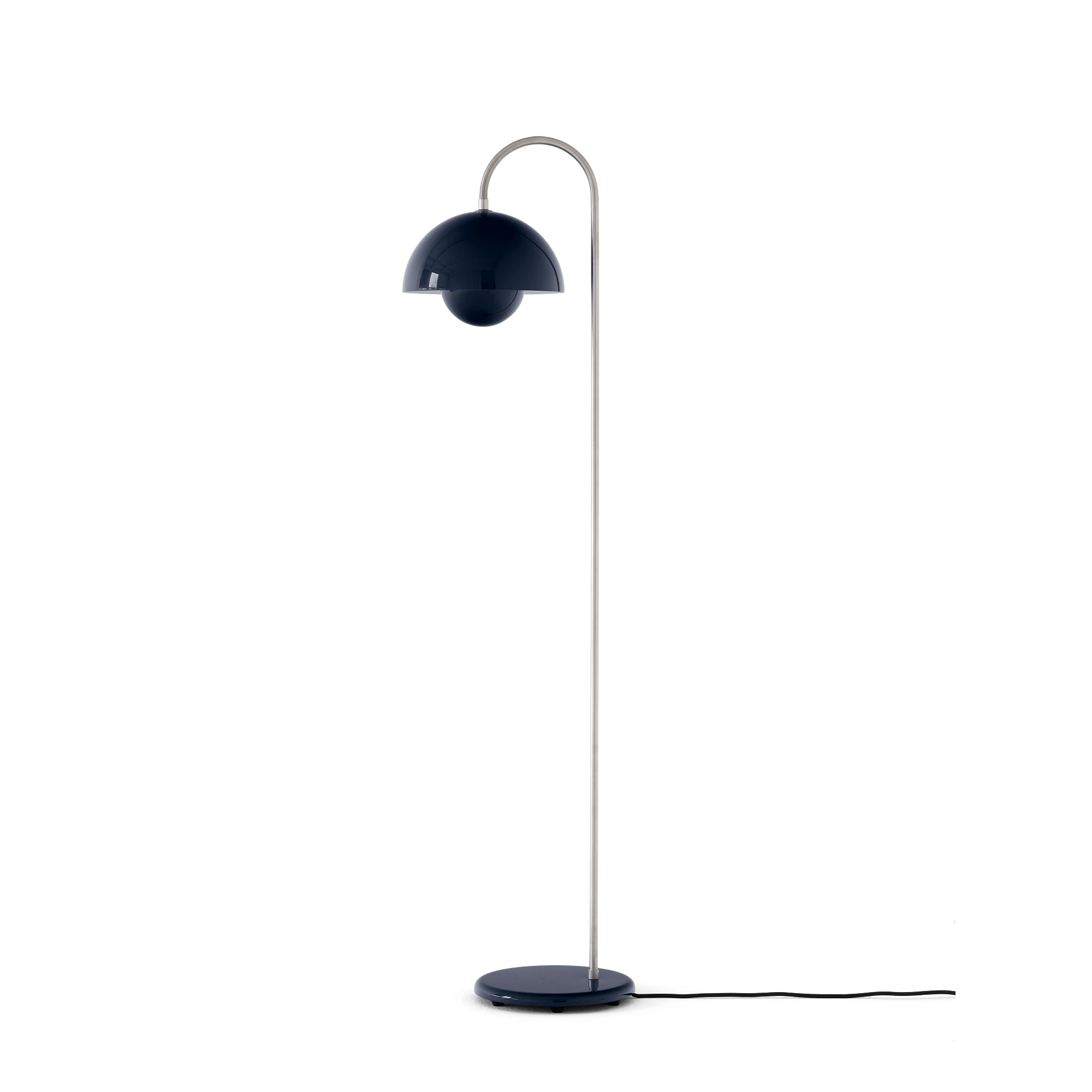 &Tradition Flowerpot Vp12 Golvlampa Steel Blue - Golvlampor St&aring;l St&aring;lbl&aring;