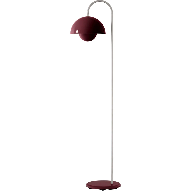 Flowerpot VP12 Golvlampa, Dark Plum