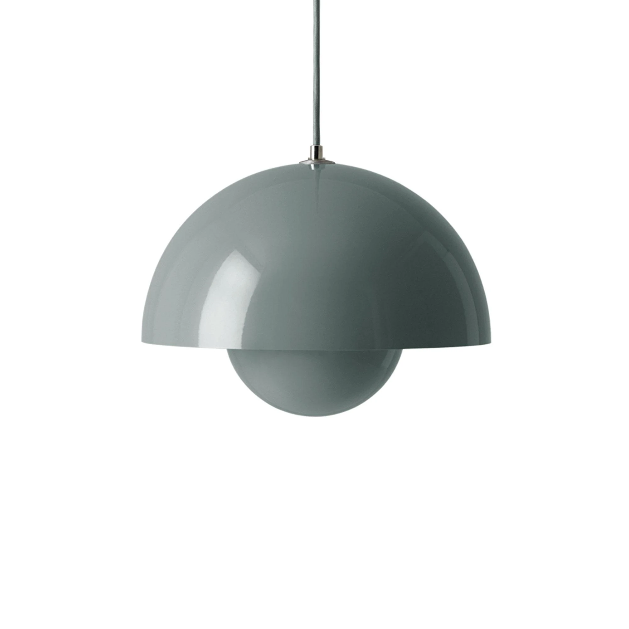 &Tradition Flowerpot Vp2 Pendel - Pendellampor Stål Stone Blue