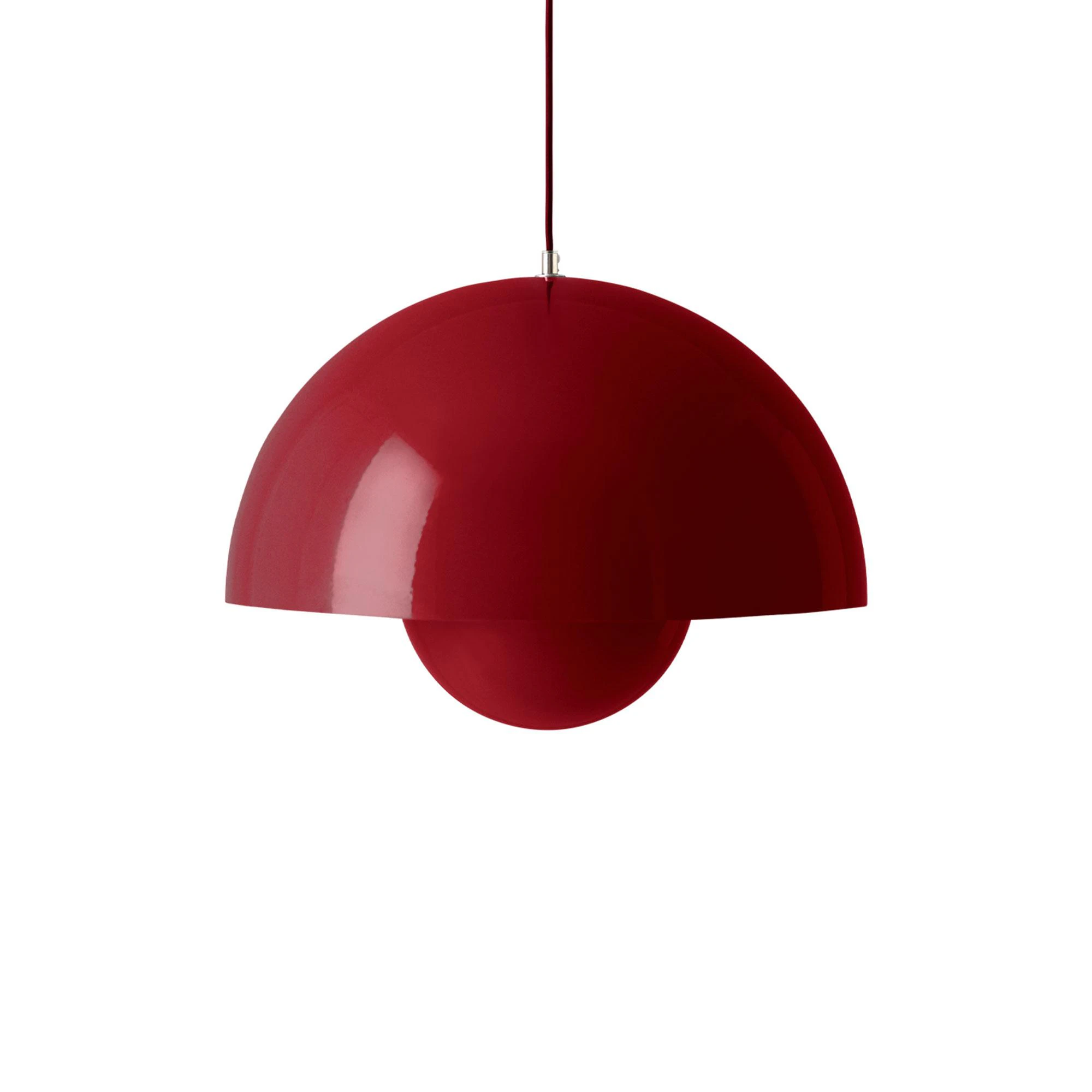 &Tradition Flowerpot Vp2 Pendel - Pendellampor Stål Vermilion Red