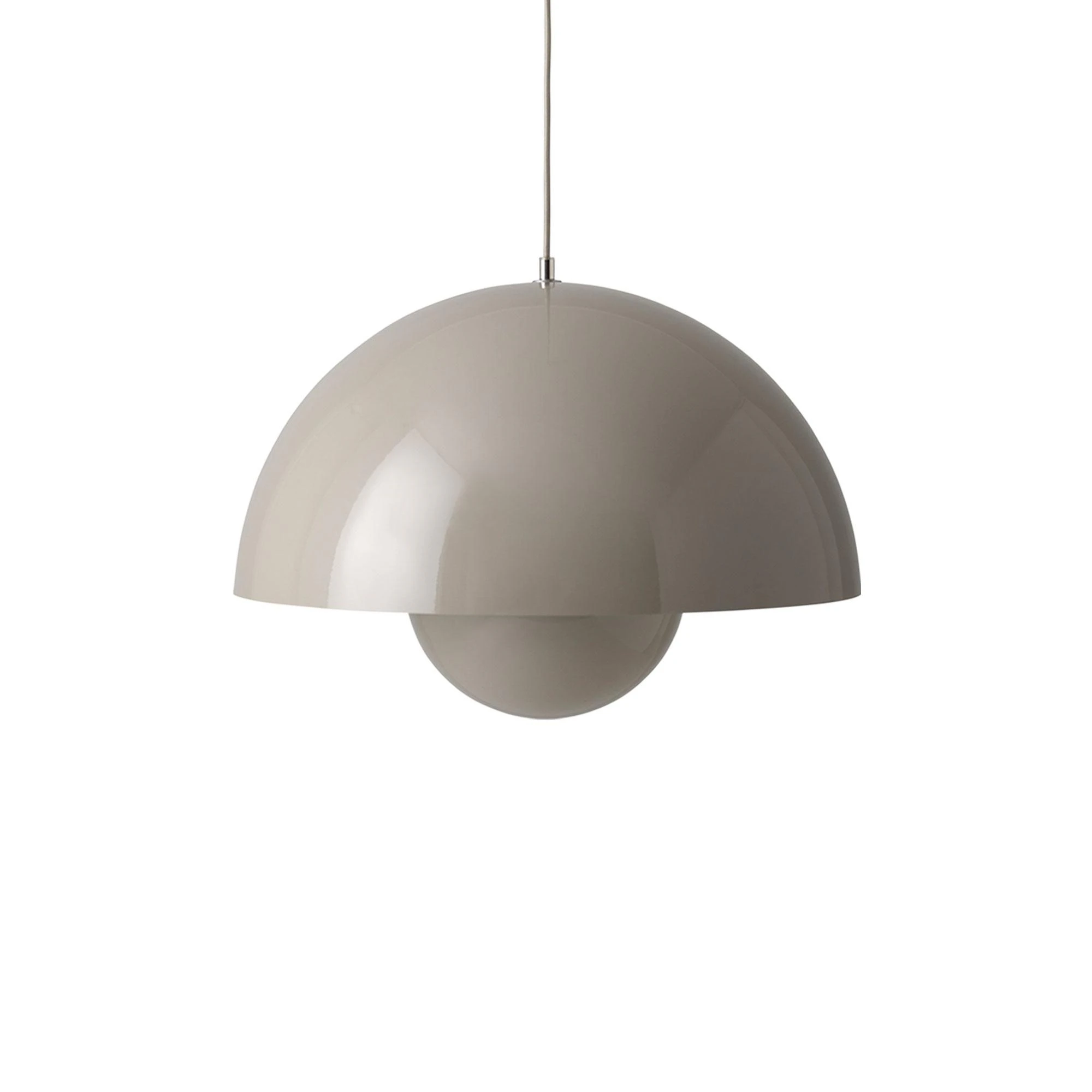 &Tradition Flowerpot Vp2 Pendel beige - Pendellampor Stål Grå
