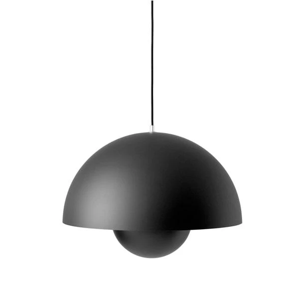 &Tradition Flowerpot Vp2 Pendel Mattsvart - Pendellampor Stål Matt Black