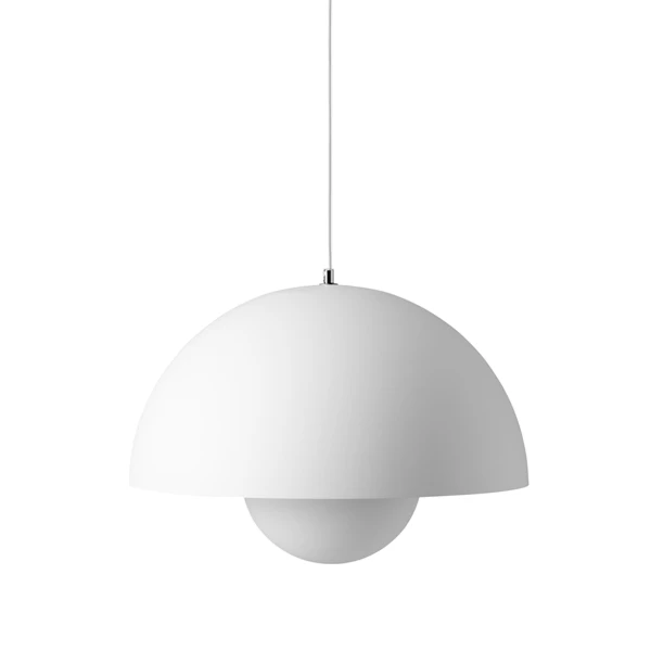 &Tradition Flowerpot Vp2 Pendel Mattvit - Pendellampor Stål Matt White
