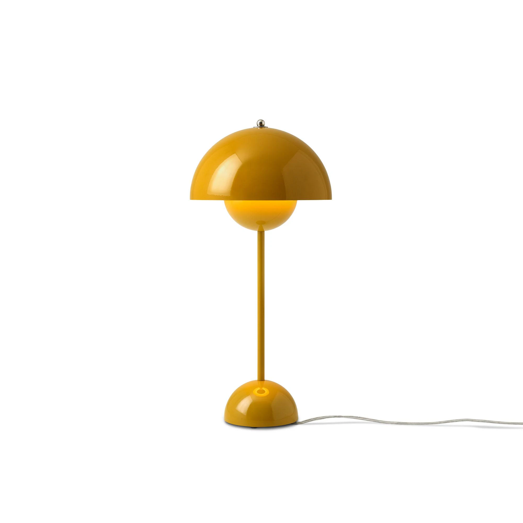 &Tradition Flowerpot Vp3 Bordslampa Gjord Av Pvc Gjord Av Lackad Metall Mustard - Bordslampor St&aring;l Senapsgul