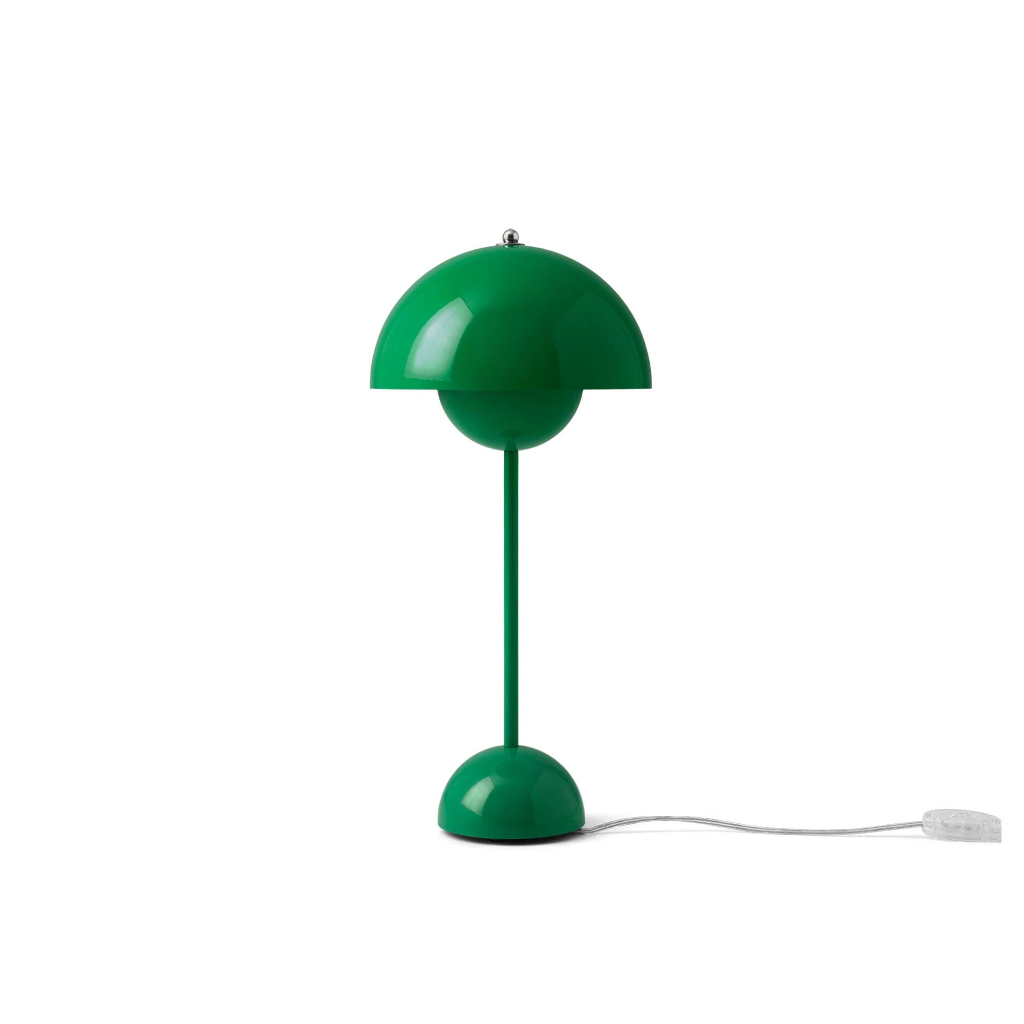 &Tradition Flowerpot Vp3 Bordslampa Signal Green - Bordslampor Stål Signalgrön