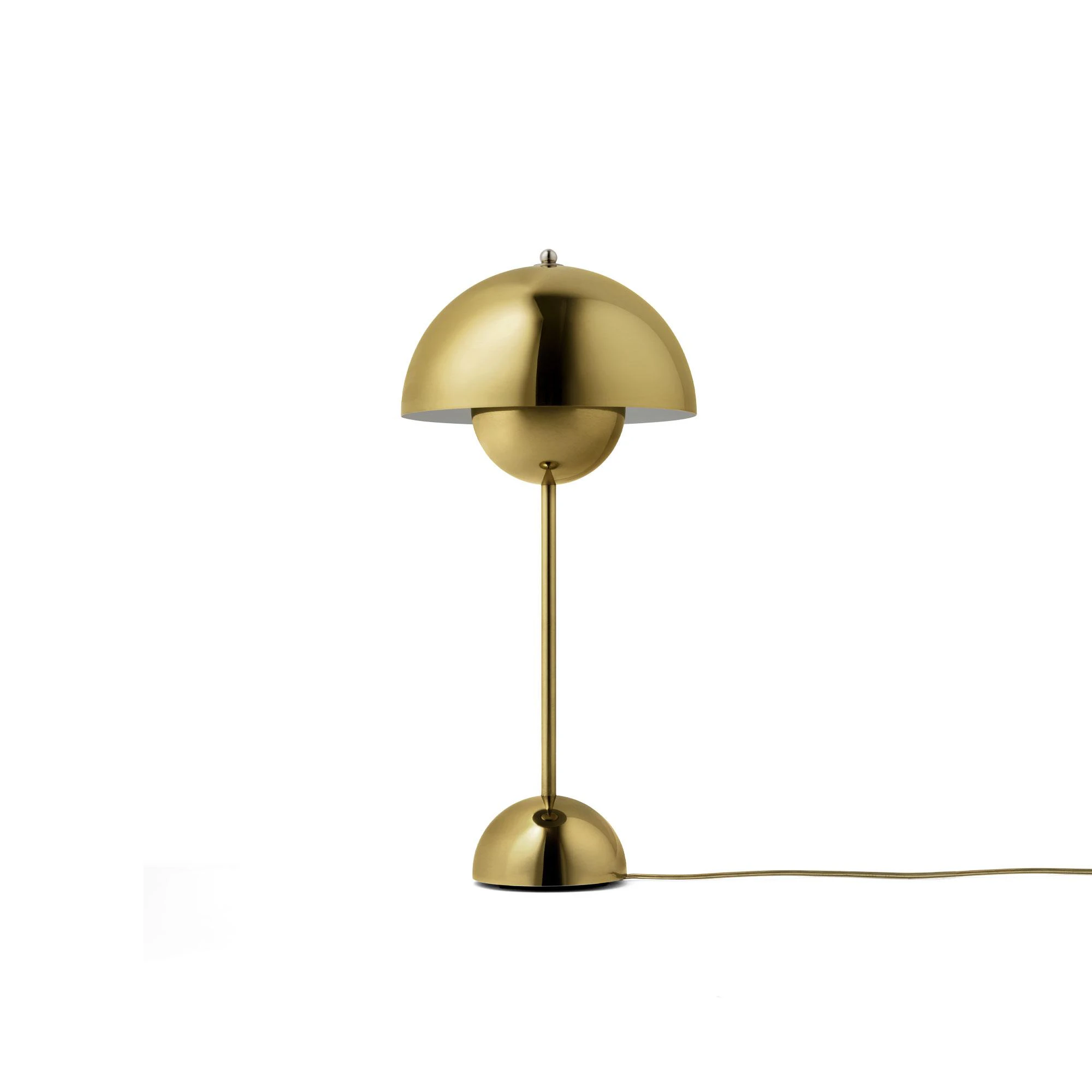 &Tradition Flowerpot Vp3 Bordslampa Brass-plated - Bordslampor St&aring;l M&auml;ssingpl&auml;terad