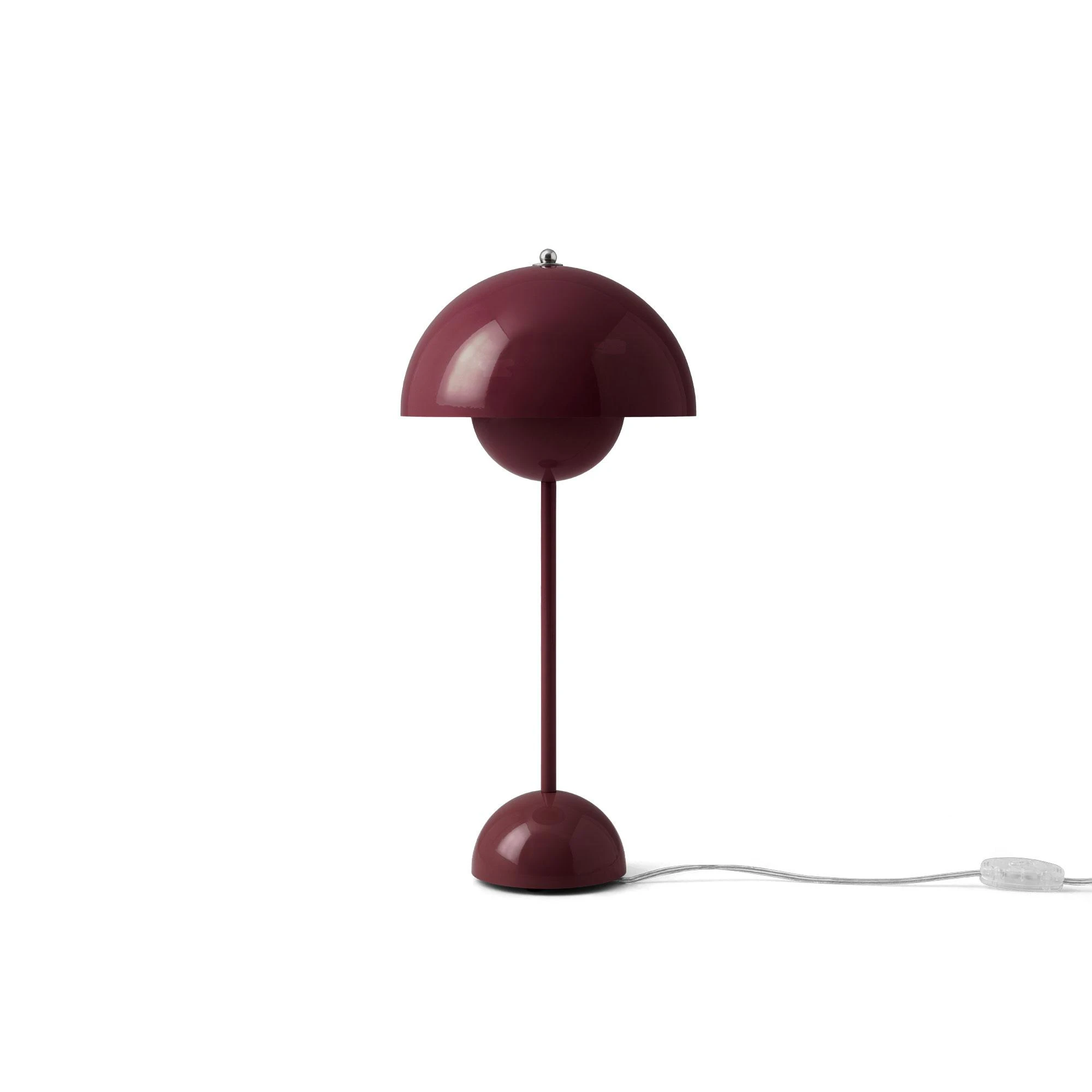 &Tradition Flowerpot Vp3 Bordslampa - Bordslampor Stål Dark Plum