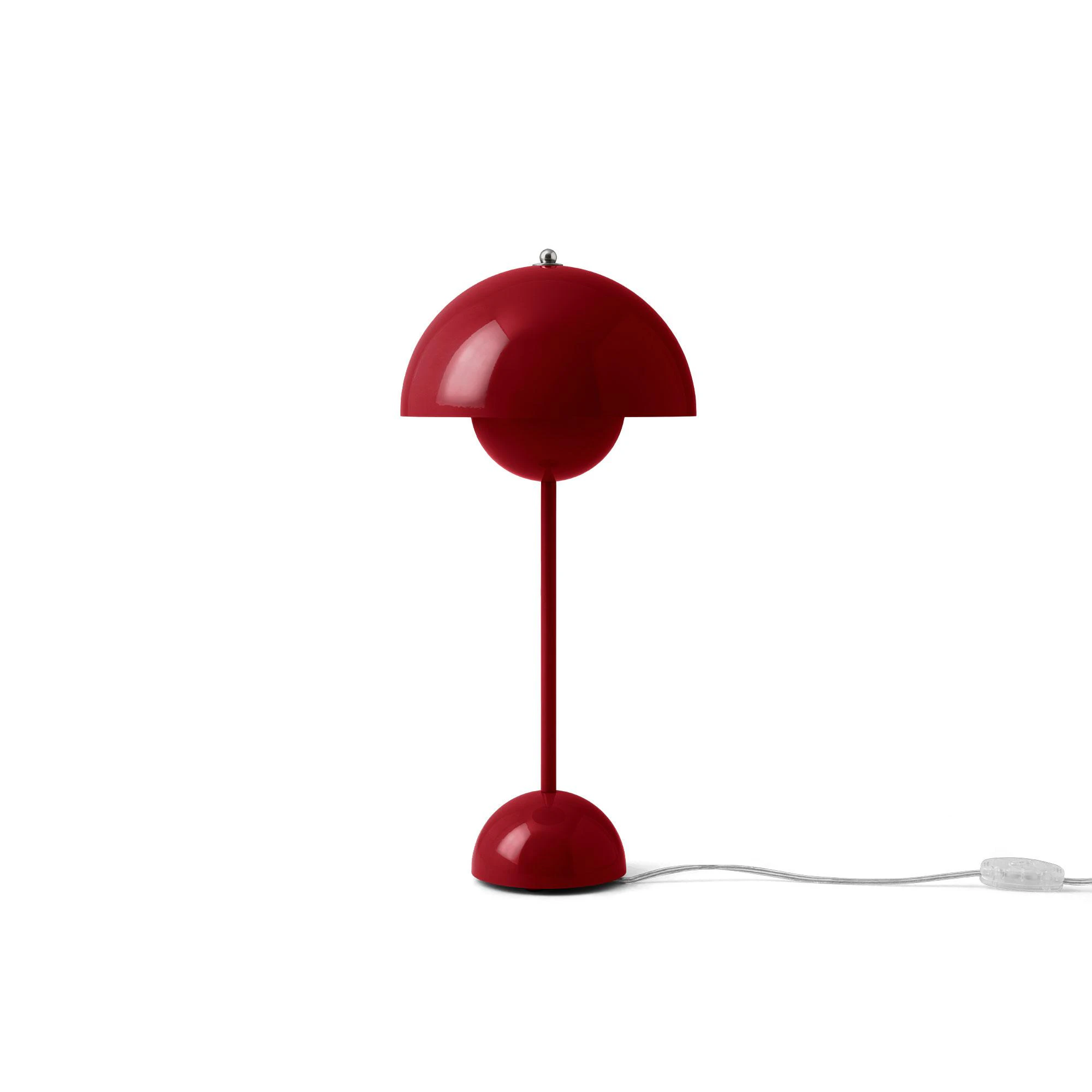 &Tradition Flowerpot Vp3 Bordslampa - Bordslampor St&aring;l Vermilion Red