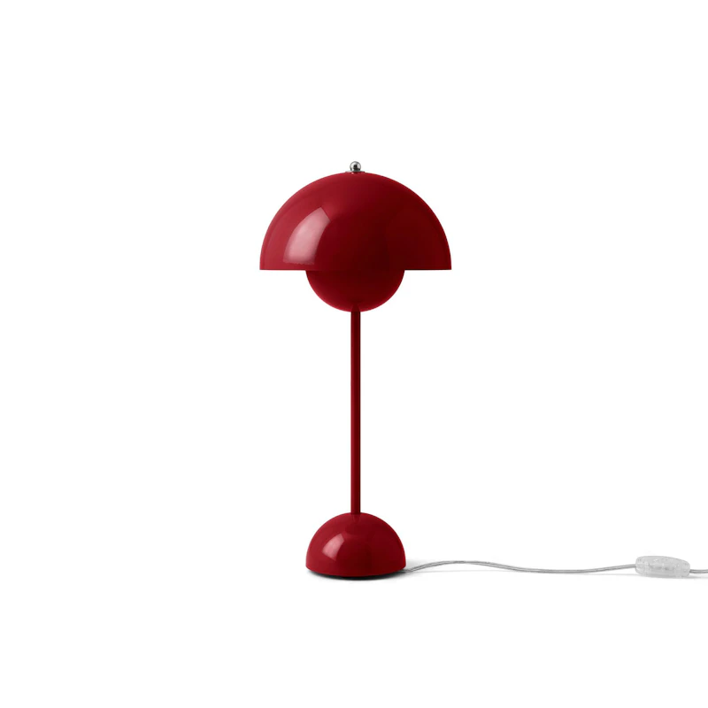 Flowerpot VP3 Bordslampa, Vermilion Red