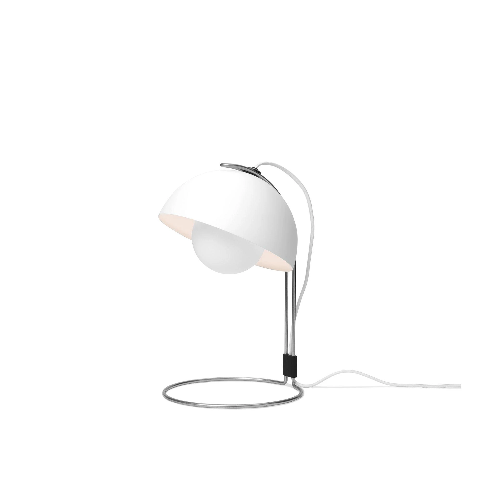 &Tradition Flowerpot Vp4 Bordslampa Matt White - Bordslampor Stål Mattvit