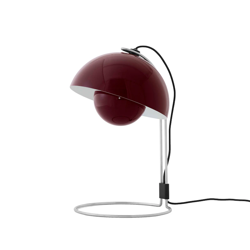 Flowerpot VP4 Bordslampa, Dark Plum