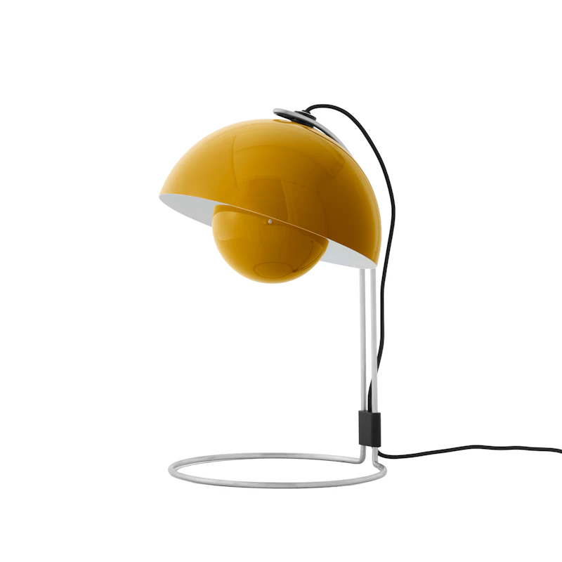 Flowerpot VP4 Bordslampa, Senapsgul