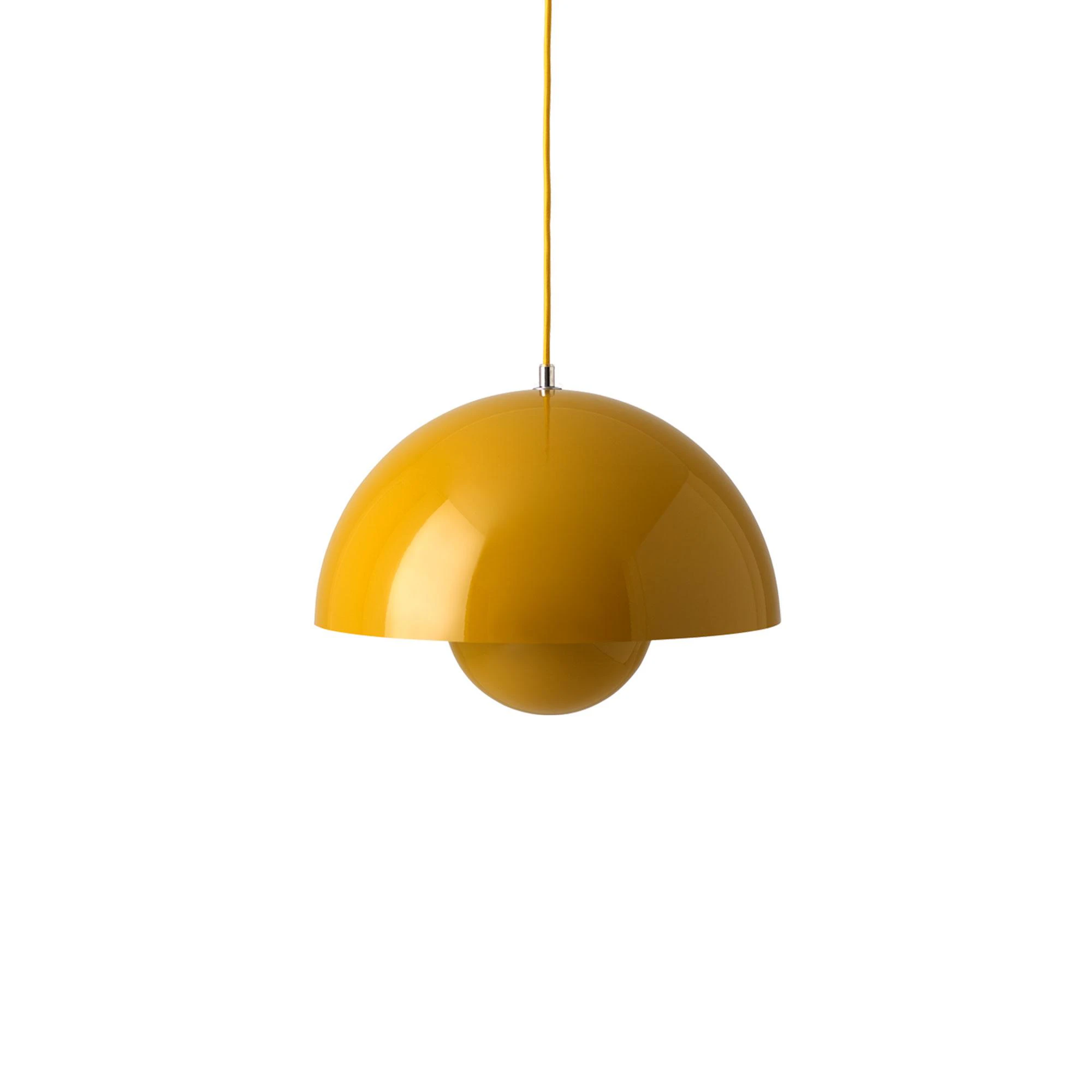 &Tradition Flowerpot Vp7 Pendel Mustard - Pendellampor Stål Senapsgul