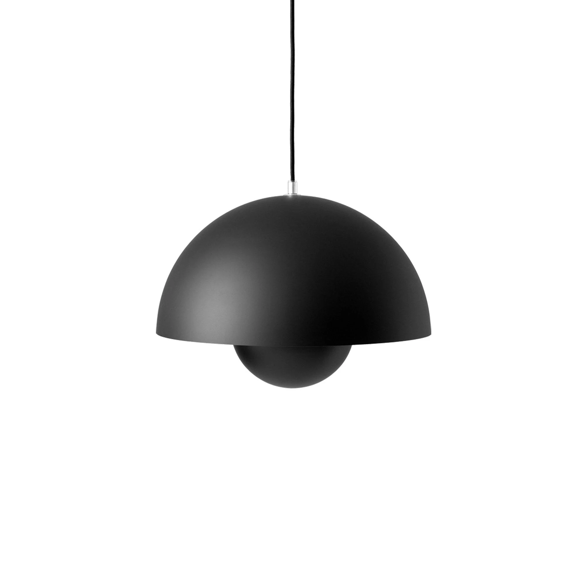 &Tradition Flowerpot Vp7 Pendel Matt Black - Pendellampor Stål Mattsvart